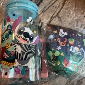 Halloween plastic cup and sleeve